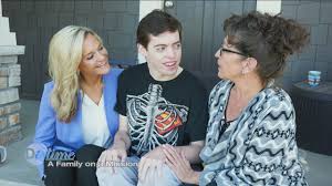 Sarah bridges and her son porter