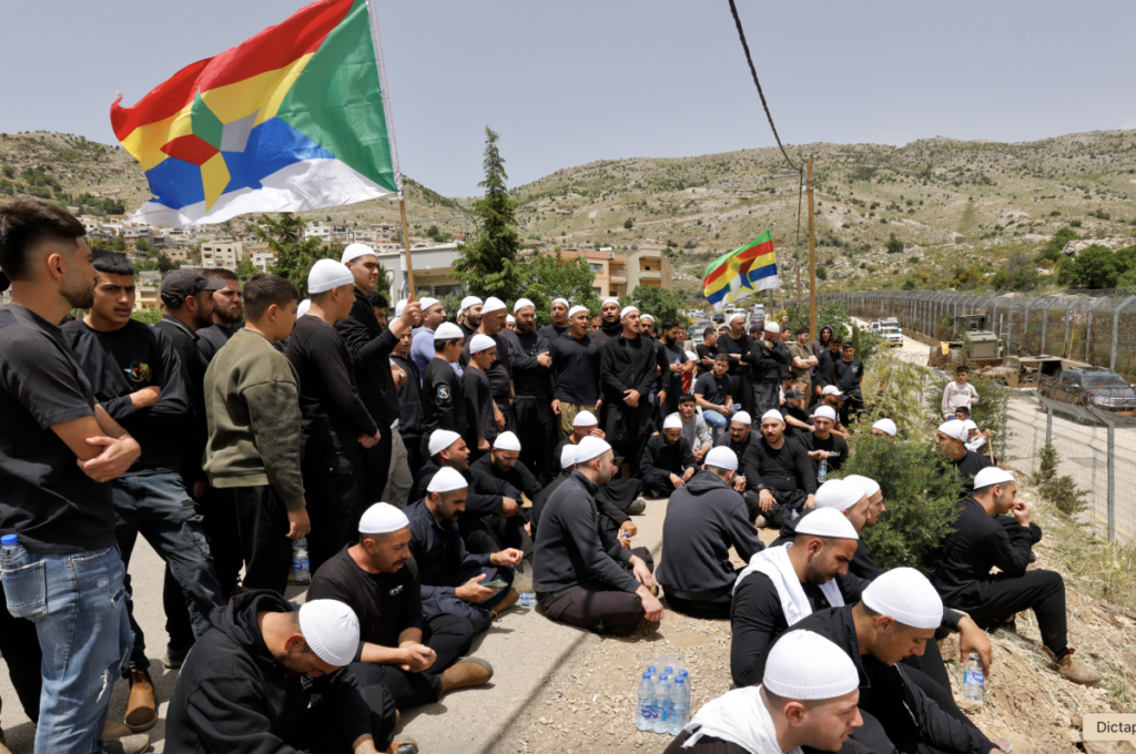 Druze on border in israel
