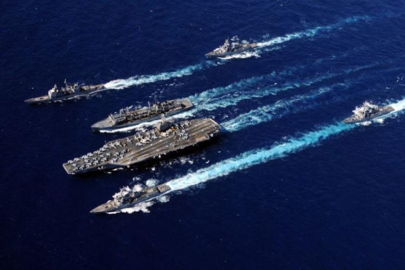 Lincoln aircraft carrier strike group enters European waters