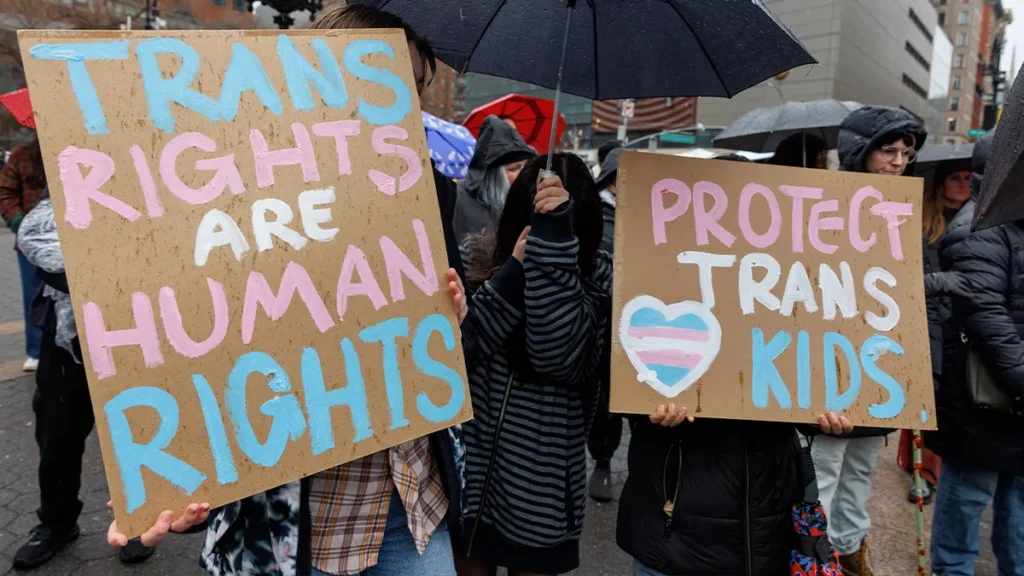 Trans youth protest nyc