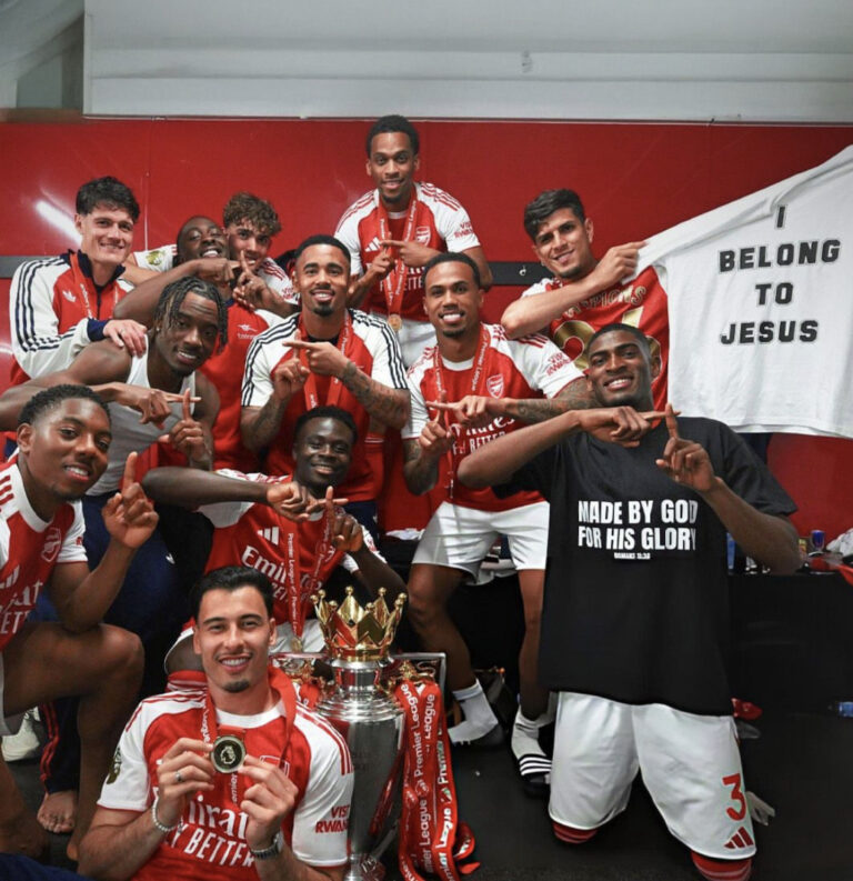 Bible bros Arsenal win Premier League 92985