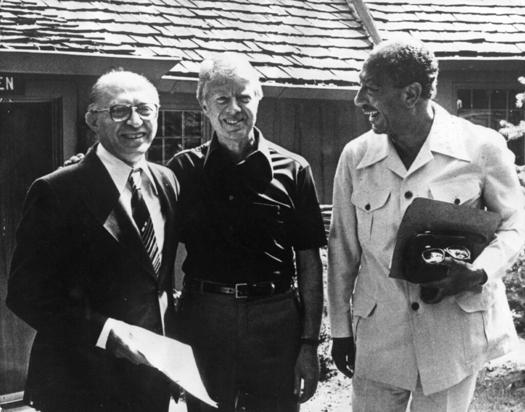 Menachem Begin, Jimmy Carter and Anwar Sadat