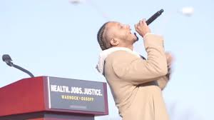 Lecrae stumps for warnock