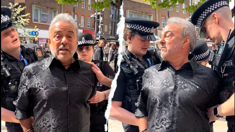 UK criminalizing Christianity? Street preacher arrested Steve maile arrest