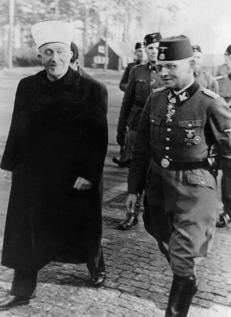 Haj Amin al Husseini the Grand Mufti of Jerusalem Nazi salute