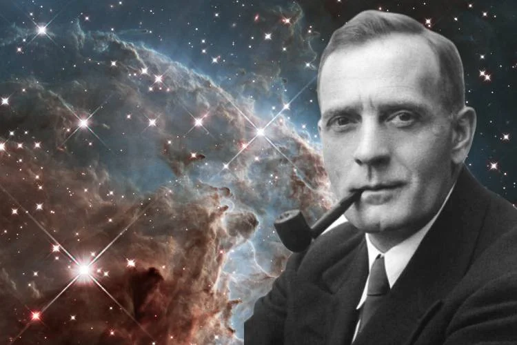 Hubble’s discoveries disarmed atheist scientists Edwin Hubble and view from Hubble telescope