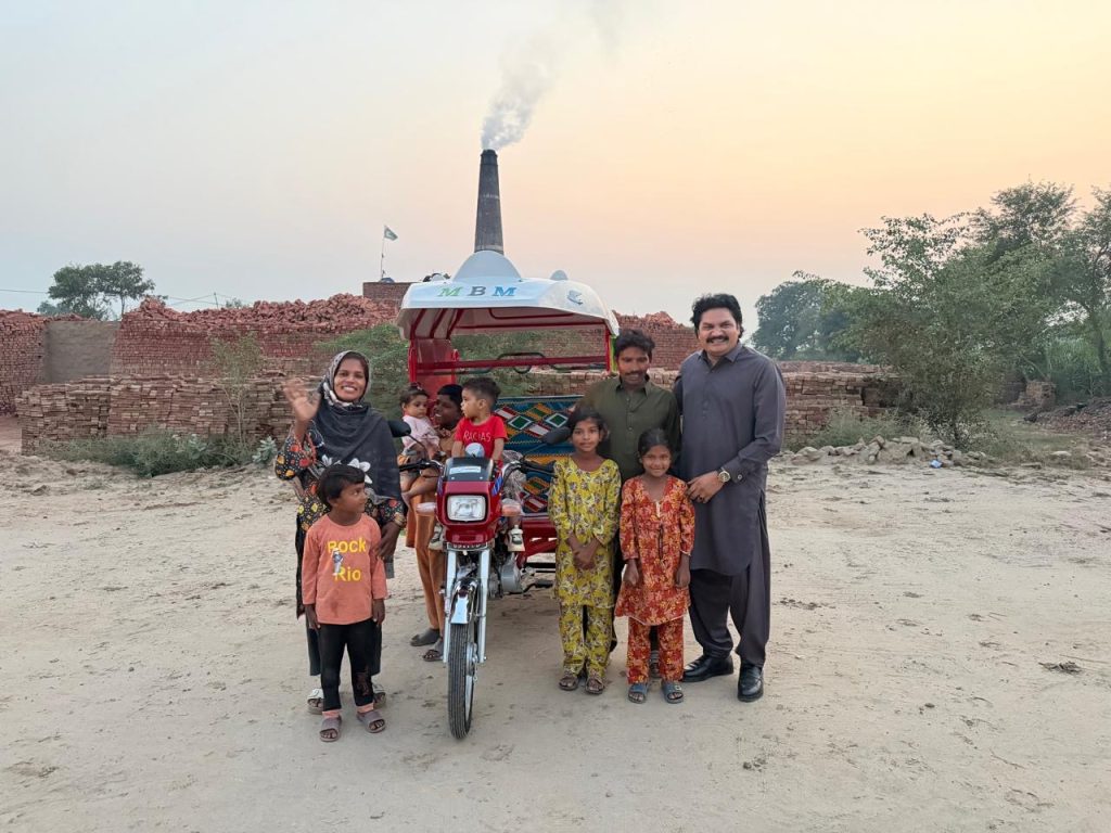 Brickyard labor Pakistan